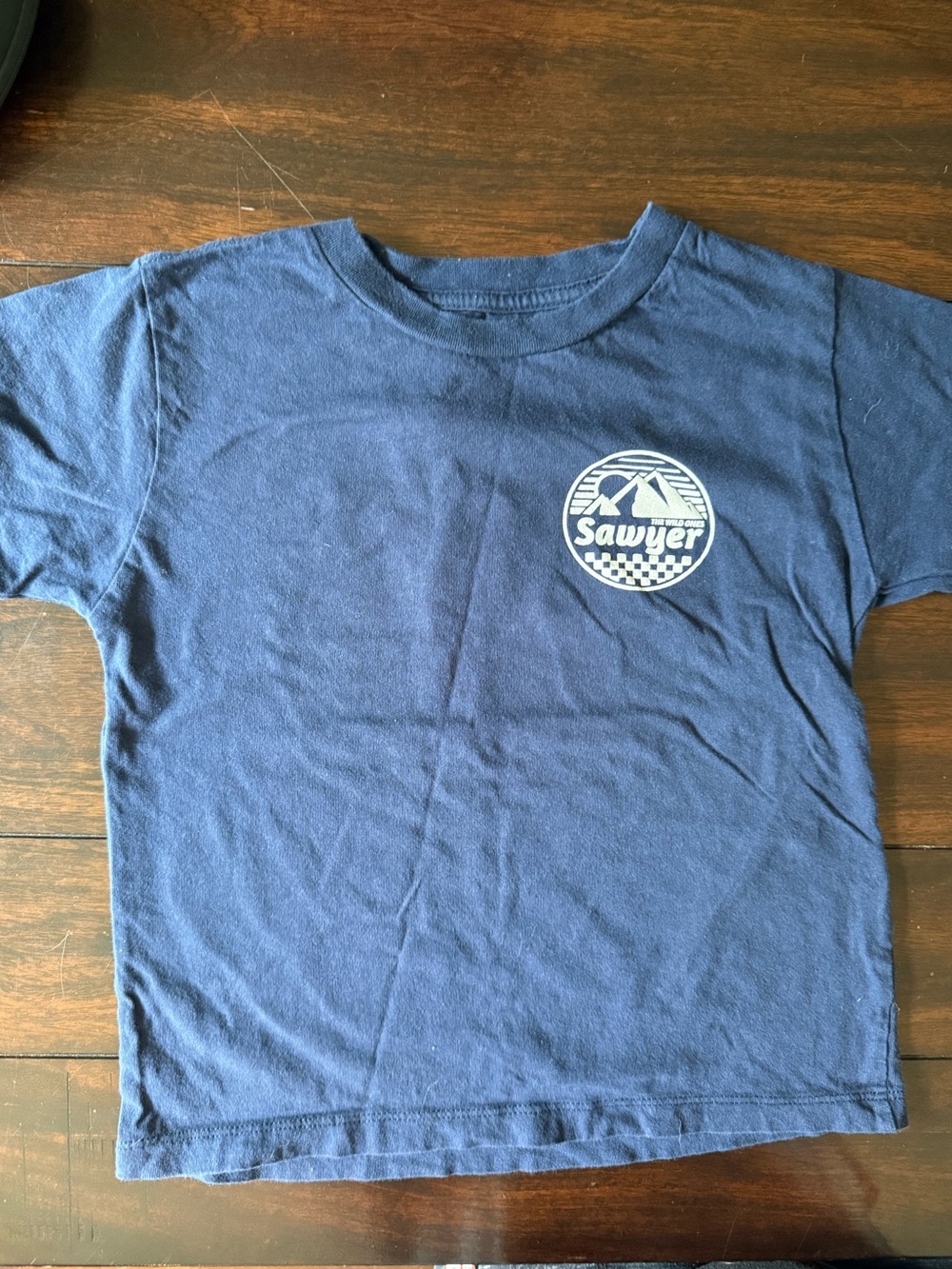 SAWYER- Kids' Navy Short-Sleeve Graphic Tee